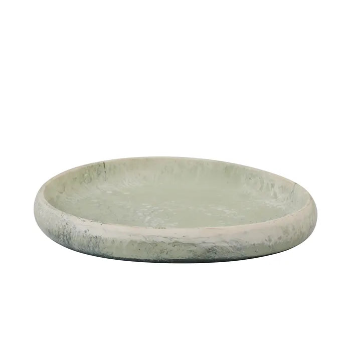 Wesley Resin Pebble Tray 32x38cm Sage