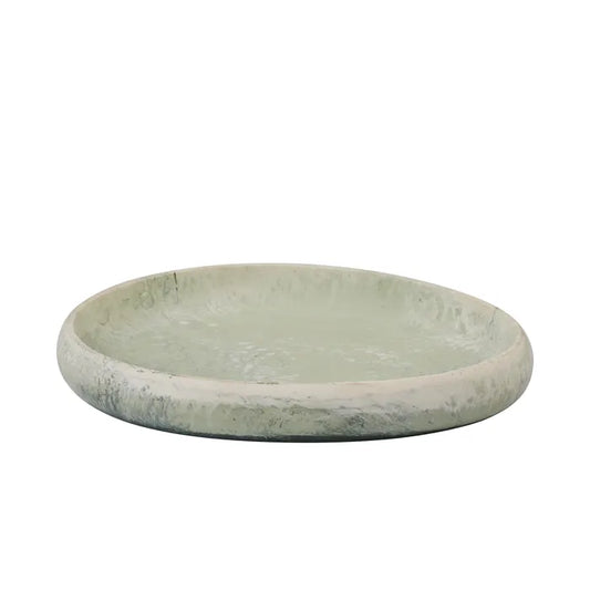 Wesley Resin Pebble Tray 32x38cm Sage