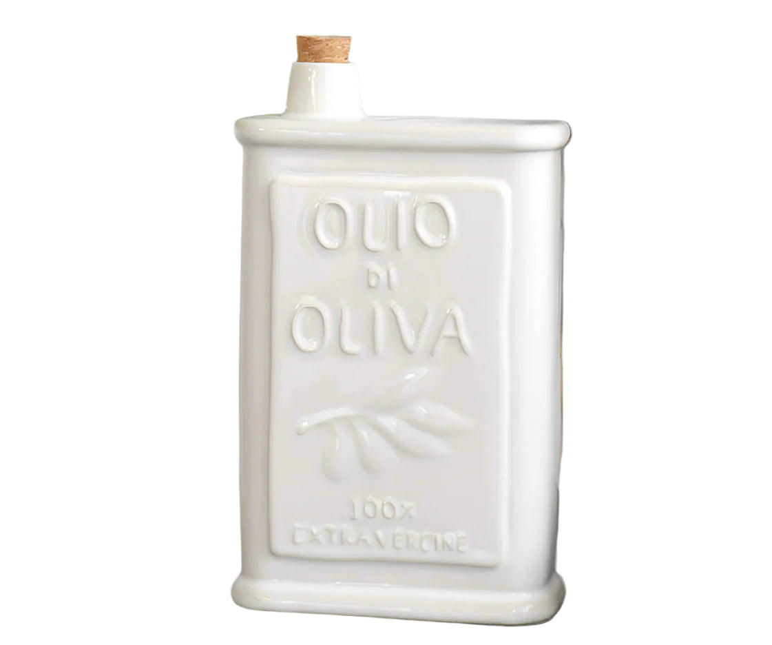 Olio Ceramic Oil Bottle Ivory