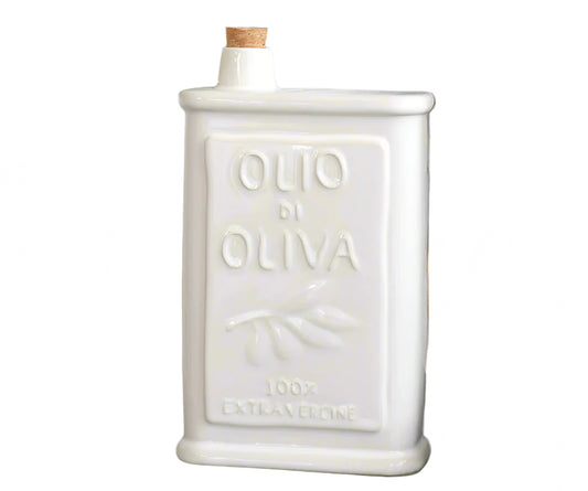 Olio Ceramic Oil Bottle Ivory